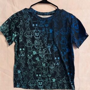 Kids Graphic Character Tee - Black and Blue